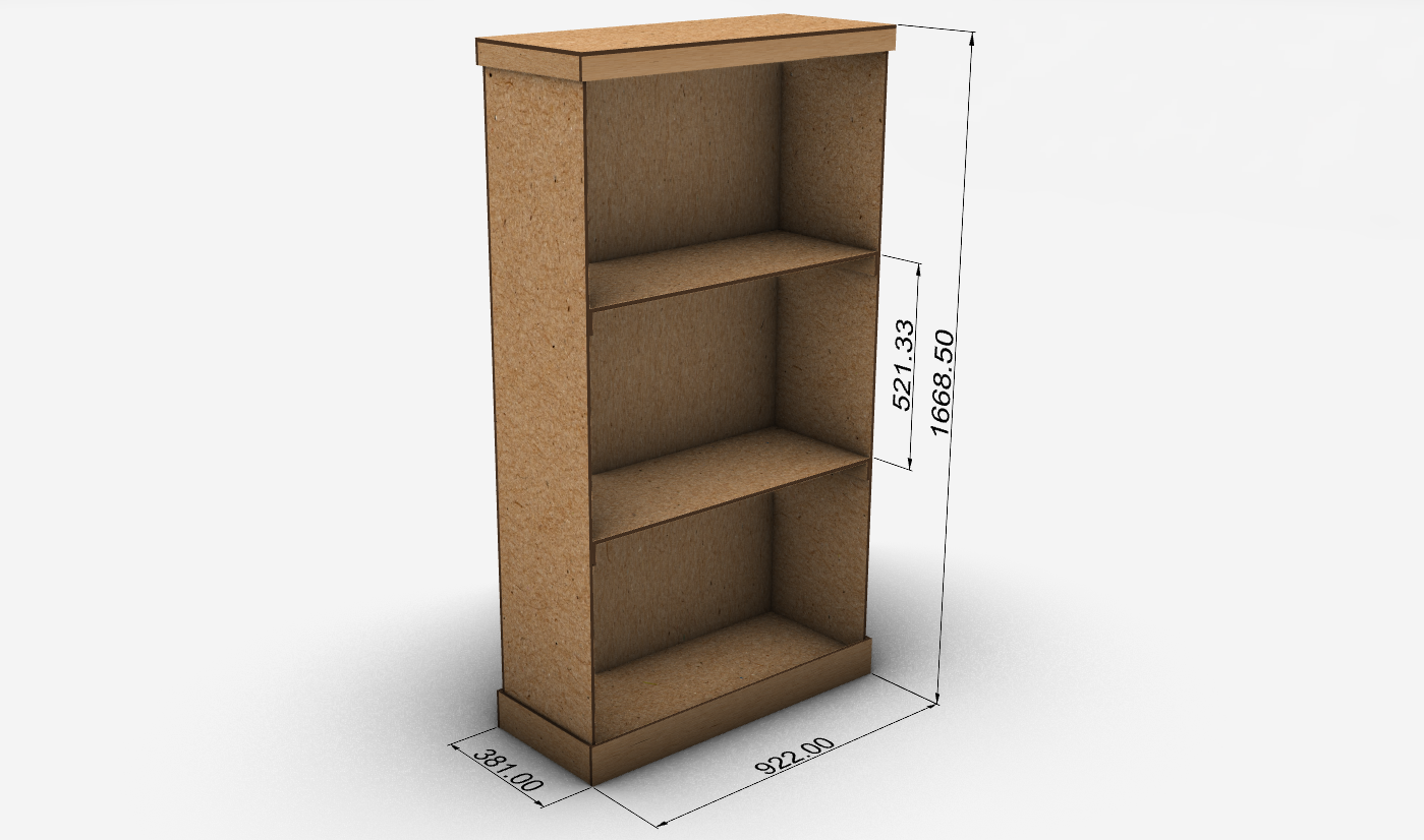 Estante 160 x 90 x 35 x 0,9